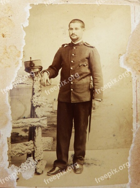 Military Uniform Military Service Ancestor Old