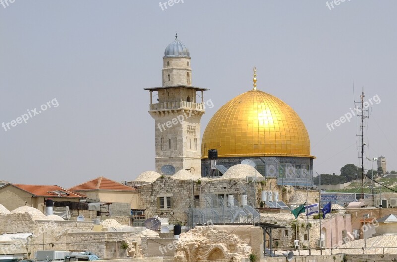 Al Akschar Mosque Temple Mount Free Photos