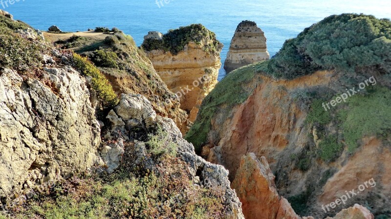 Portugal Algarve Lagos Coast Sea