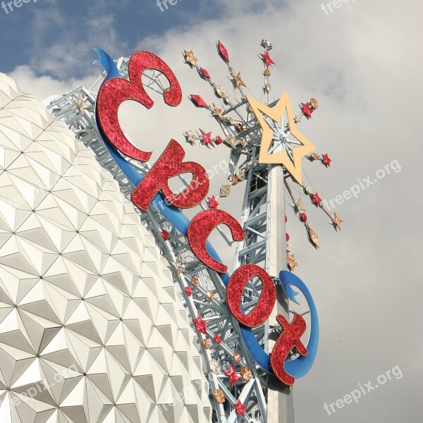 Celebration Decoration Disney Epcot Free Photos