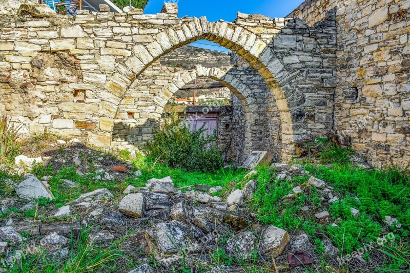 Cyprus Kato Drys Village House Abandoned