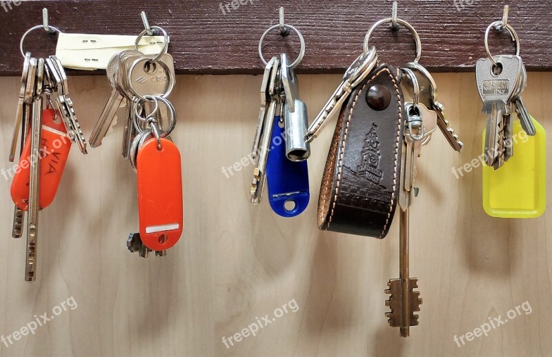 Block Safety Keys Keychain Key