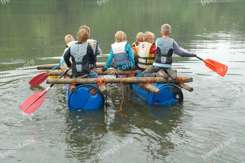 Water Child Fun People Kayak