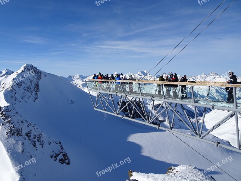 Solden Austria Snow Winter Viewpoint