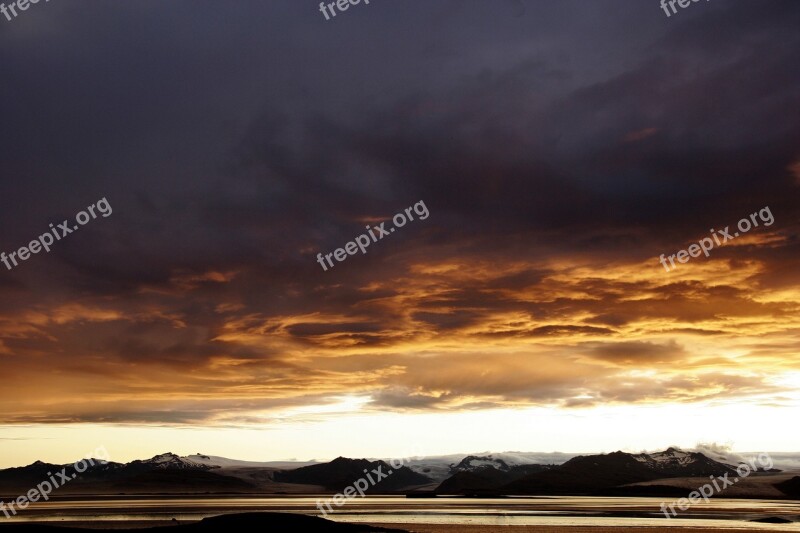 Sunset No Person Body Of Water The Dome Of The Sky Free Photos