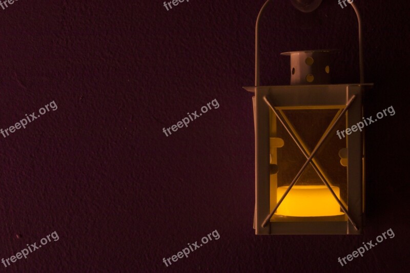 Dark Light Lantern Candle Tea Light