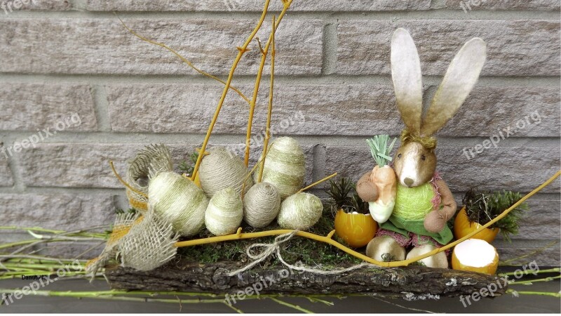 Nature Composition Easter Decoration Closeup Free Photos