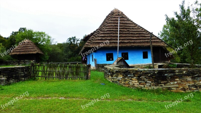 Building Hungary Farm House Wood