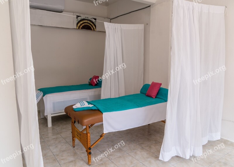 Massage Studio Mexico Cozumel Curtain Inside