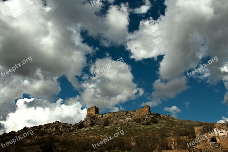 Panoramic Mountain Sky Nature Landscape