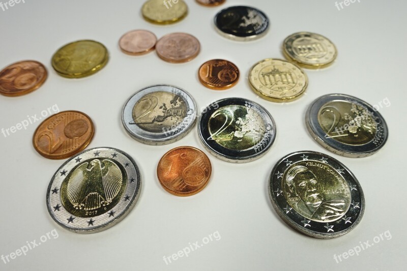 Coins Euro Wealth Golden Treasure