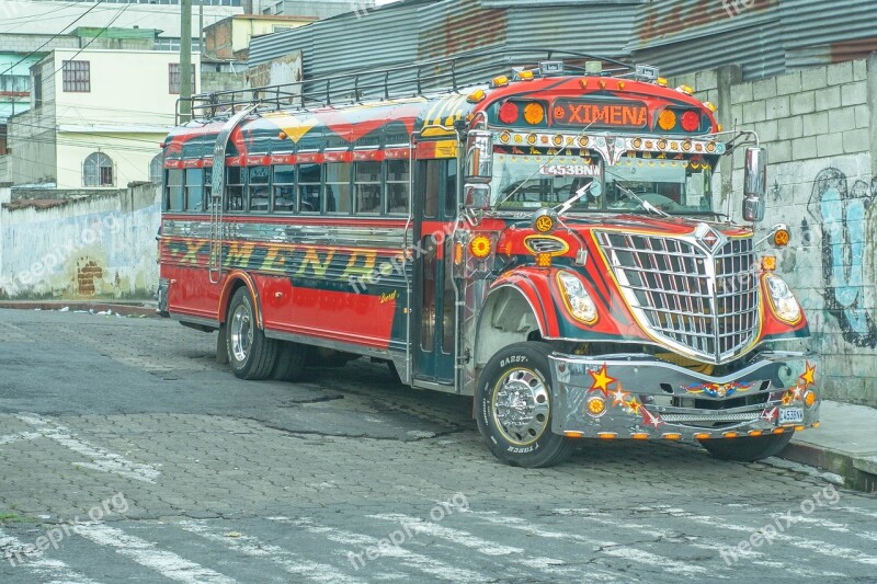 Transport Automobile Bus The Extra Guatemala