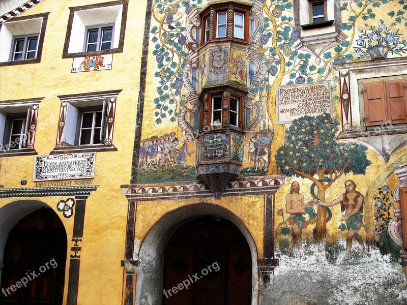 Frescoes Painted Monument Kamienica The Art Of