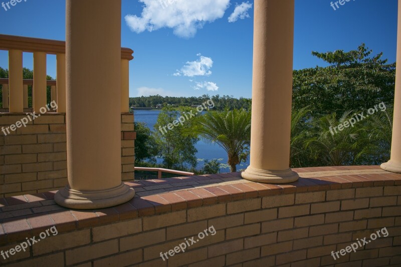 Architecture Column Tower House Sky