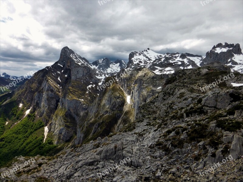 Mountain Nature Landscape Top Roche