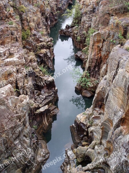 Potholes River South Africa Rock Landscape