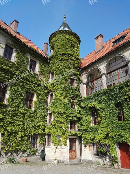 Tower Architecture Czech Czech Republic Courtyard