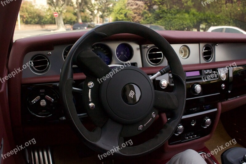 Car Dashboard Vehicle Drive Steering Wheel