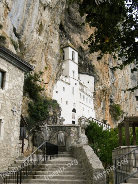 Architecture Old Travel Stone Step