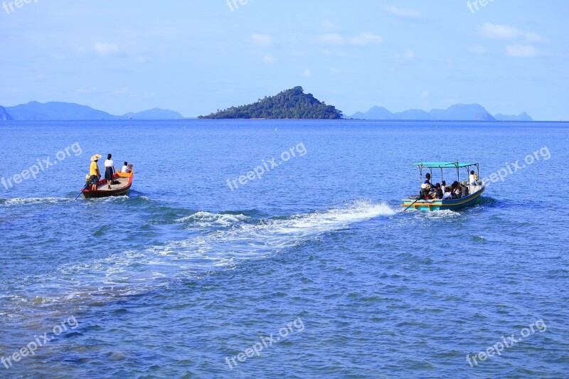 Chumphon Sea Koh Chumphon Sea Thailand Thailand Beach White Sand Beach