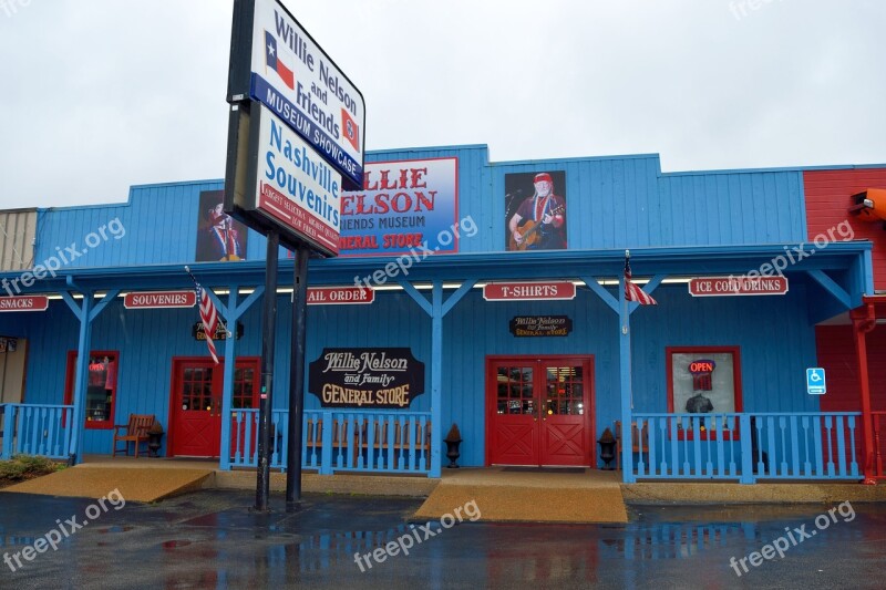 Willie Nelson Museum Building Exterior Background