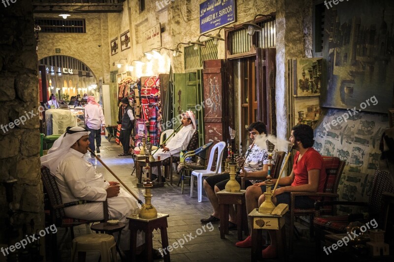 People Furniture Inside Souq Waqif Doha