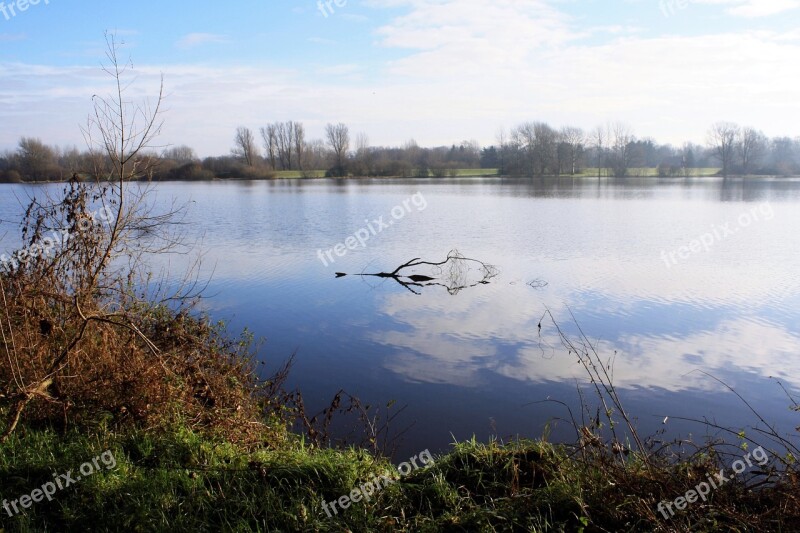 Waters Nature Reflection Lake Landscape