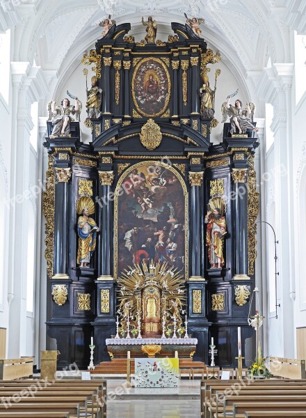 High Altar St Paul Passau Church Religion