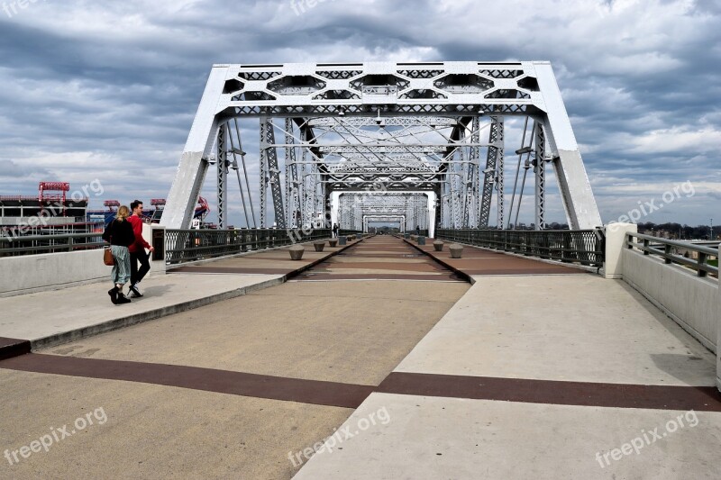 Sky Travel Architecture Tourism Pedestrian Bridge