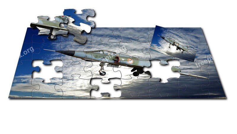 Texture Puzzle Aircraft Reaction Aircraft Flight