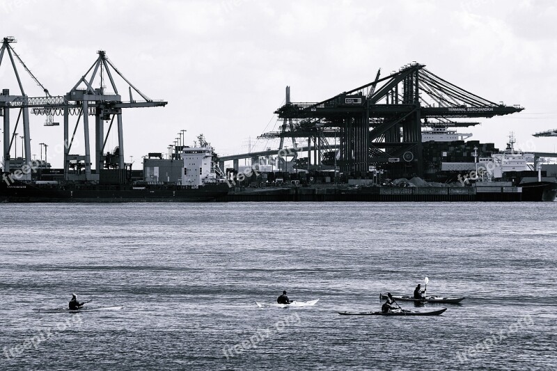 Hamburg Hamburgensien Hanseatic City Of Hamburg Harbour Cruise Port Motifs