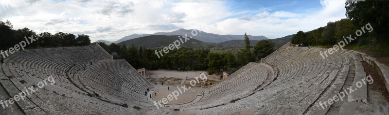 Theater Antiquity Greece Acting Free Photos