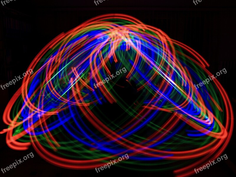 Light Painting Eddy Bright Round Curvy