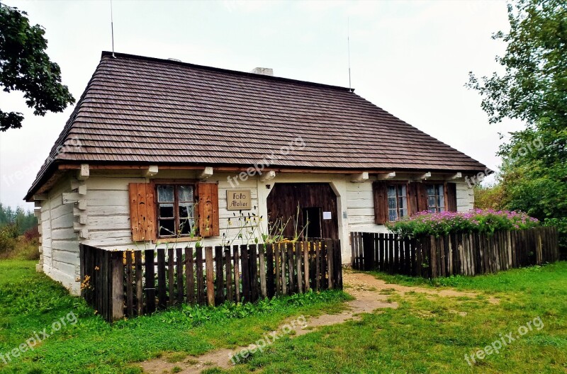 House Wood Architecture Roof Log