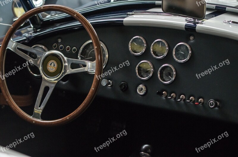 Auto Cobra Shelby Dashboard Steering Wheel