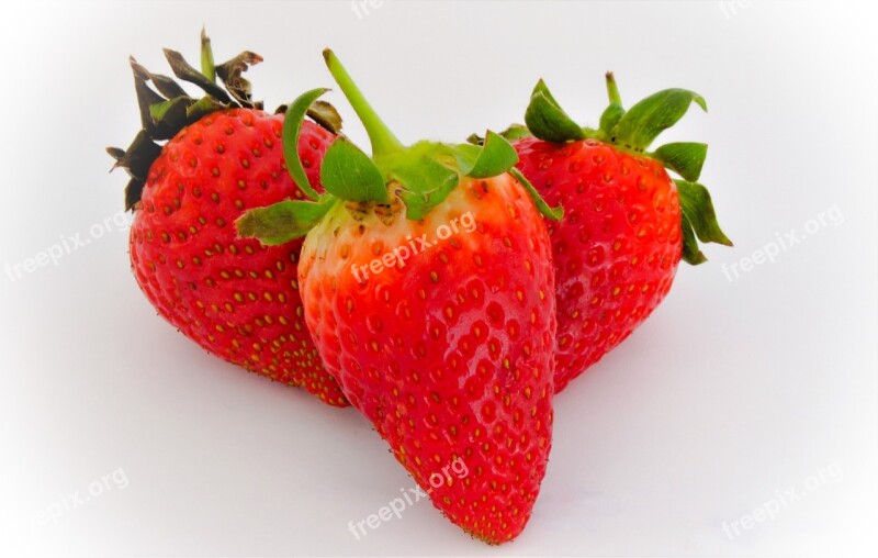 Greet Strawberry Fruit Food Succulent