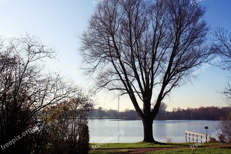 Lake Vörder Country Bremervörde Autumn Vörder Lake