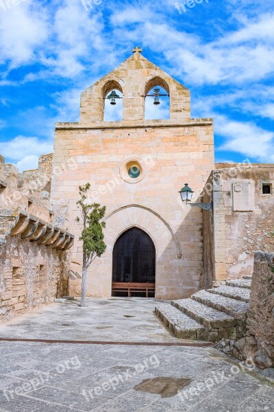 Mallorca Capdepera Castle Bell Tower Places Of Interest