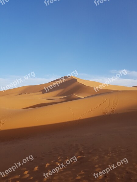 Desert Sand Dune Waterless Dry