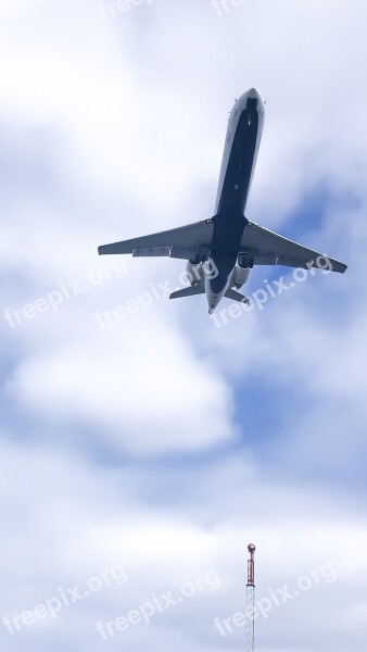 Aircraft Flight Jet Plane Fly Wing