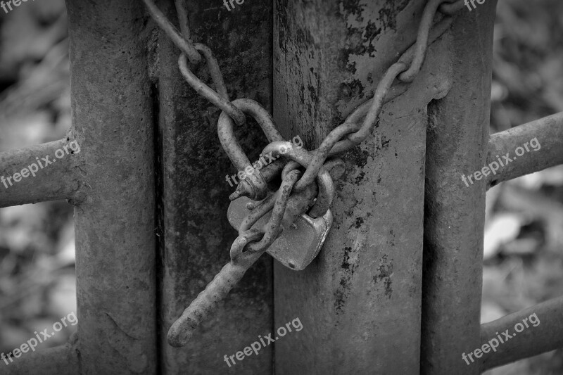 Security Wood Old Iron Rusty