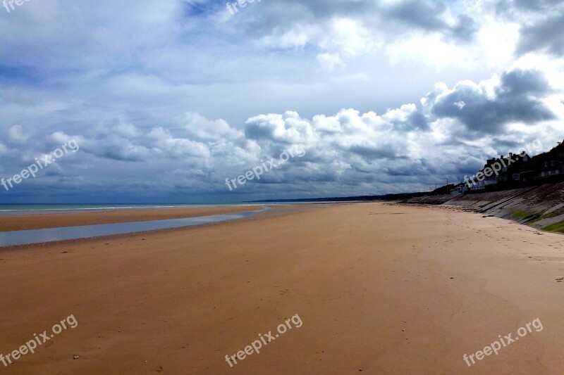 Nature France Normandy Sand Body Of Water