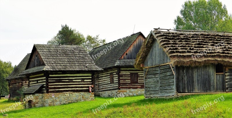 Architecture Slovakia Wood Old House