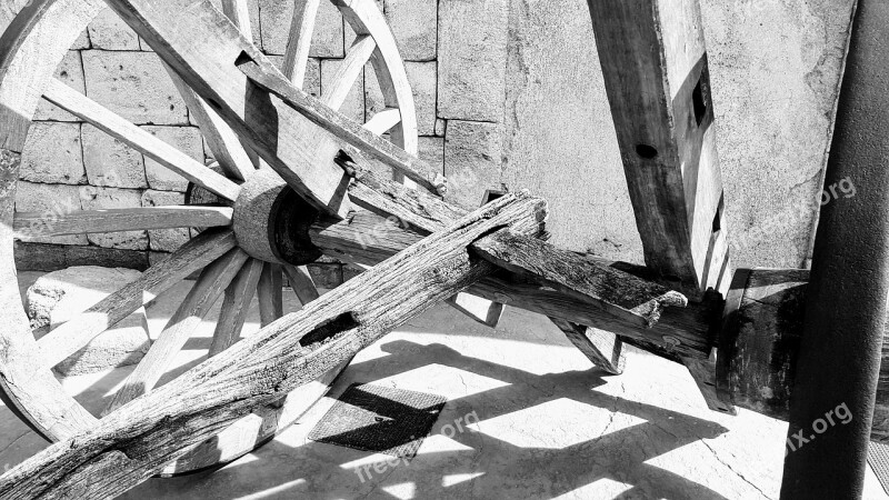 Cart Car Old Neglected Wild West