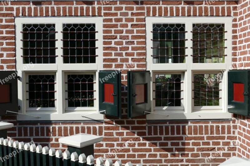 Window Stained Glass Liège Brick Facade