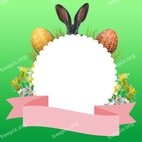 Easter Graphic Spring Easter Bunny Easter Eggs