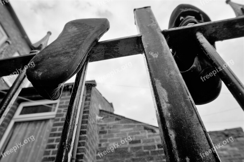 Old Outdoors Sky Shoes Building