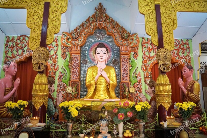 Religion Buddha Temple Statue Spirituality