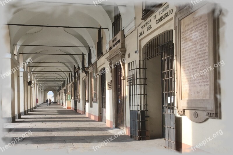 Architecture Torino Porch Piemonte Antiquity