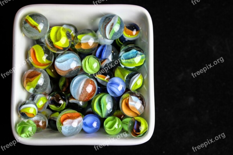 Desktop Multi-color Colors Marbles Decoration